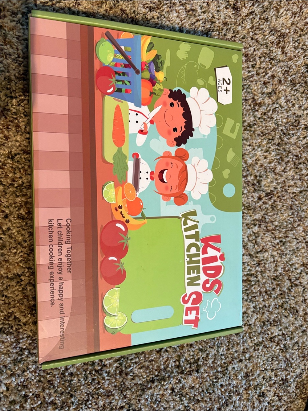 Kids Kitchen Set Toy - Green Play Cooking Set
